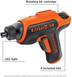 Roto-BIT Storage Screwdriver BLACK + DECKER-